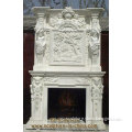 Marble Fireplace with Carvings